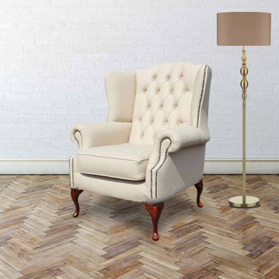 Rosalind Wheeler Ohrensessel Chilcote aus Leder | Wayfair.de